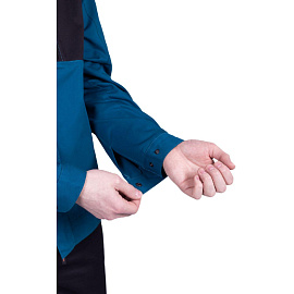 Куртка рабочая летняя мужская Стронг с СОП бирюзовая/чёрная (размер 60-62, рост 170-176)