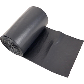 Мешки для мусора ПНД 60л 8мкм 50шт/рул черный 55х65