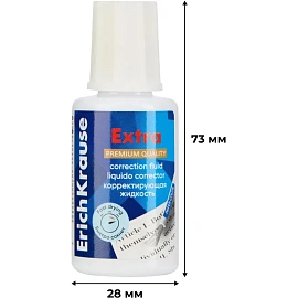 Корректирующая жидкость (штрих) Erich Krause Extra 20 г (морозостойкая, 5) фото Корректирующая жидкость (штрих) Erich Krause Extra 20 г (морозостойкая, 5)