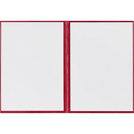 Папка адресная А4 Орнамент красная