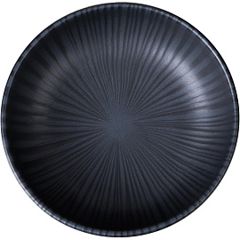 Салатник керамический Oxford FLAT Shape ONIX 16 см 600 мл черный