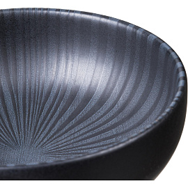 Салатник керамический Oxford FLAT Shape ONIX 16 см 600 мл черный