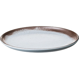 Тарелка обеденная Oxford FLAT Shape PACIFICO керамика 26 см мятно-голубая