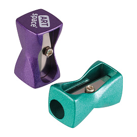 Точилка металлическая ArtSpace "Metallic", 1 отверстие, ассорти фото Точилка металлическая ArtSpace "Metallic", 1 отверстие, ассорти