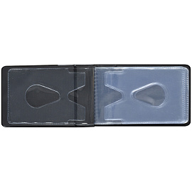 Кредитница OfficeSpace на 16 карт, ПВХ, коричневый, горизонтальная фото Кредитница OfficeSpace на 16 карт, ПВХ, коричневый, горизонтальная