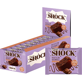 Печенье протеиновое FitnesSHOCK Брауни Горячий шоколад 50 г