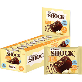 Печенье протеиновое FitnesSHOCK Брауни банановый 50 г