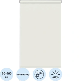 Рулонная штора Комус Мебель Sky W2237 V5, 90х160 бежевый