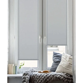 Рулонная штора Stars-W1985 V610 полиэстер серая (80х160 см)