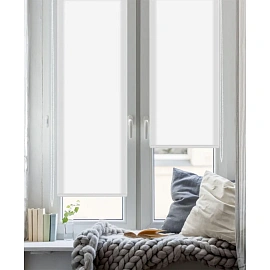 Рулонная штора Stars-W1985 V400 полиэстер белая (50х160 см)