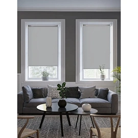 Рулонная штора Blackout silver 537837 V2 полиэстер серая (120х160 см)