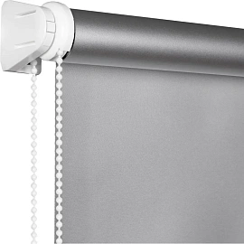 Рулонная штора Blackout silver 537837 V2 полиэстер серая (120х160 см)