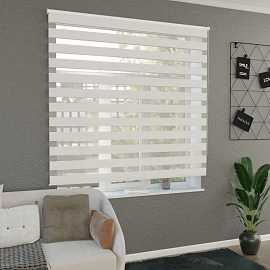 Рулонная штора Angora 538603 V1 День-Ночь полиэстер белая (50х160 см)