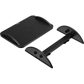 Подставка для ног Прагматик KZ 1960 чёрная (пластик)