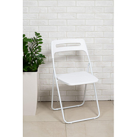 Стул раскладной Комус Мебель Folding белый (пластик)