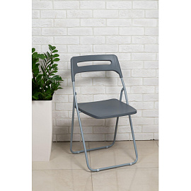 Стул раскладной Комус Мебель Folding серый (пластик)