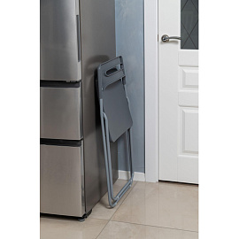 Стул раскладной Комус Мебель Folding серый (пластик)