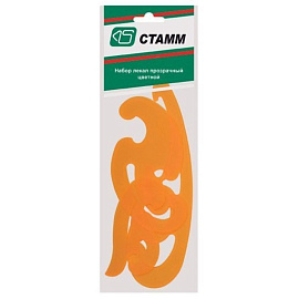 Лекало Стамм Neon Cristal 25 см, 17 см, 12 см пластиковое в ассортименте (3 штуки в упаковке) фото Лекало Стамм Neon Cristal 25 см, 17 см, 12 см пластиковое в ассортименте (3 штуки в упаковке)