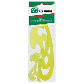Лекало Стамм Neon Cristal 25 см, 17 см, 12 см пластиковое в ассортименте (3 штуки в упаковке) фото Лекало Стамм Neon Cristal 25 см, 17 см, 12 см пластиковое в ассортименте (3 штуки в упаковке)