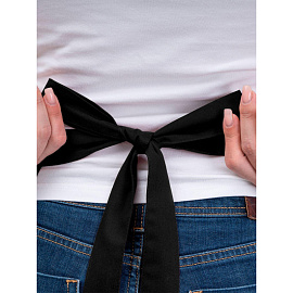 Фартук официанта Бариста чёрный 71 см размер 80-100 (Фартук 003)