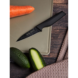 Нож кухонный Mielaje Santoku для чистки лезвие 9 см (81109)