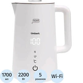 Чайник электрический Timberk T-EK21S103WF белый