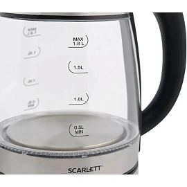 Чайник электрический Scarlett SC-EK27G40 серебристый
