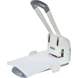 Дырокол мощный KW-Trio Lever-Tech HD до 200 листов серый