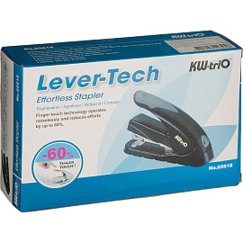 Степлер KW-Trio Level-Touch до 40 листов серый/зелёный энергосберегающий