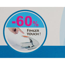 Степлер KW-Trio Level-Touch до 40 листов серый/зелёный энергосберегающий