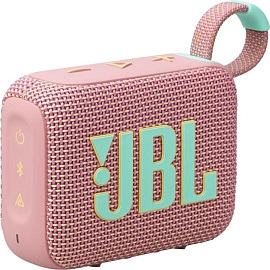 Акустическая система JBL GO 4 розовая (JBLGO4PINK)
