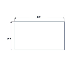 Стол прямой СП-Бюджет 2362.29 (белый шагрень, 1200х600х740 мм)