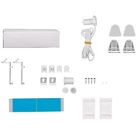 Рулонная штора Blackout silver полиэстер бежевый (80х160 см)