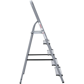 Стремянка стальная/алюминиевая Новая Высота NV 1137 5 ступеней (1137105) фото Стремянка стальная/алюминиевая Новая Высота NV 1137 5 ступеней (1137105)