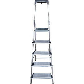 Стремянка алюминиевая Новая Высота NV 1118 5 ступеней (1118105) фото Стремянка алюминиевая Новая Высота NV 1118 5 ступеней (1118105)