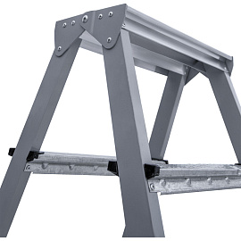 Стремянка стальная двухсторонняя Новая Высота NV 1160 2х4 ступени (1160204) фото Стремянка стальная двухсторонняя Новая Высота NV 1160 2х4 ступени (1160204)