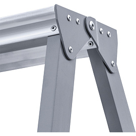 Стремянка стальная двухсторонняя Новая Высота NV 1160 2х4 ступени (1160204) фото Стремянка стальная двухсторонняя Новая Высота NV 1160 2х4 ступени (1160204)