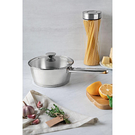 Ковш Tramontina Allegra 1.58 л нержавеющая сталь с крышкой