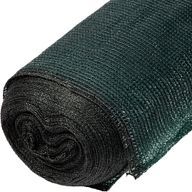 Сетка фасадная затеняющая 200 см x 50 м 60 г/кв.м темно-зеленая