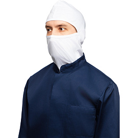 Балаклава для пищевого производства ХАССП белая универсального размера