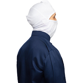 Балаклава для пищевого производства ХАССП белая универсального размера