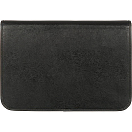 Папка деловая Алекс Волга К из экокожи черного цвета (179/Д)