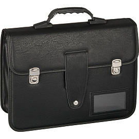 Папка деловая Алекс Спец К из экокожи черного цвета (686/Д/1) фото Папка деловая Алекс Спец К из экокожи черного цвета (686/Д/1)