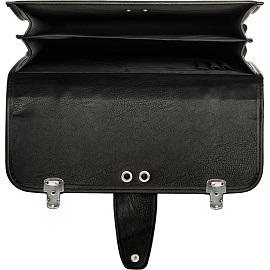 Папка деловая Алекс Спец К из экокожи черного цвета (686/Д/1) фото Папка деловая Алекс Спец К из экокожи черного цвета (686/Д/1)