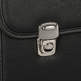 Папка деловая Алекс Спец К из экокожи черного цвета (686/Д/1) фото Папка деловая Алекс Спец К из экокожи черного цвета (686/Д/1)