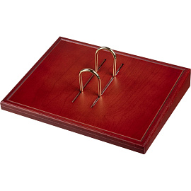 Набор настольный деревянный красное дерево (6 предметов)