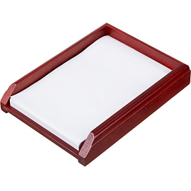 Набор настольный деревянный красное дерево (6 предметов)