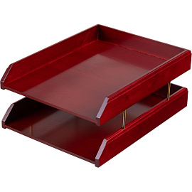 Набор настольный деревянный красное дерево (6 предметов)