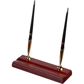 Набор настольный деревянный красное дерево (6 предметов)