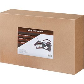 Набор настольный деревянный красное дерево (6 предметов)